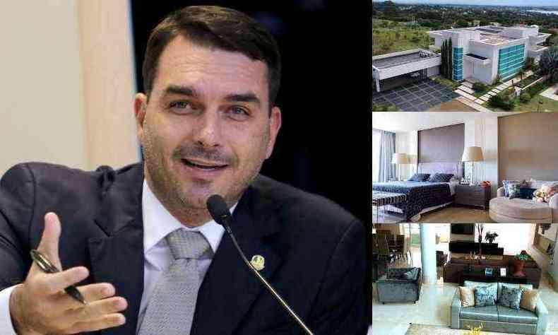 Flávio Bolsonaro comprou casa de luxo em Brasília, no valor de R$ 6 milhões(foto: Agência Brasil/Reprodução)