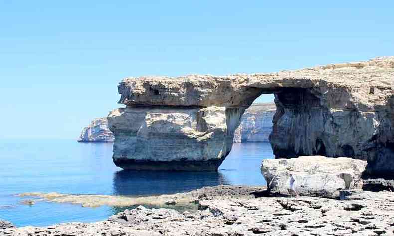 Se voc for a Malta, no deixe de conhecer a Ilha Gozo: suas praias so fascinantes (foto: Michelle Maria/Pixabay)