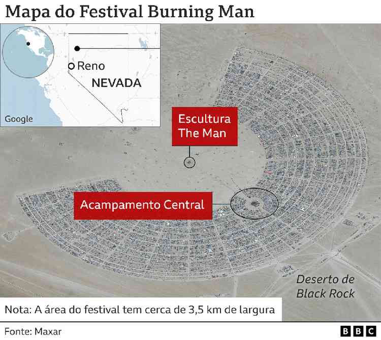 Mapa do festival