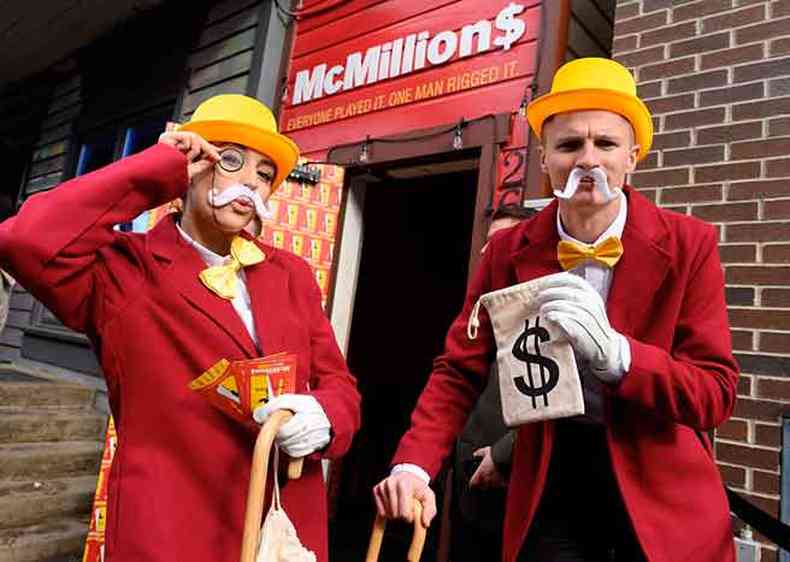 McMillions mostra que US$ 24 milhes foram desviados da campanha em que o consumidor poderia ganhar batata frita ou at US$ 1 milho(foto: Daniel Boczarski/HBO)