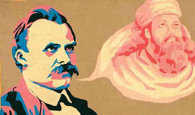 Zaratustra e Nietzsche(foto: In: https://www.ocesaronada.net/quien-fue-zaratustra/)