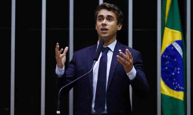 Nikolas Ferreira na Tribuna da Cmara dos Deputados