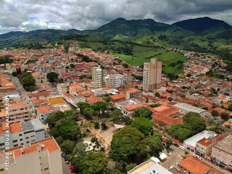 At o momento, a cidade do Sul de Minas tem 434 casos e 18 mortes por COVID(foto: Filipe Machado/Ascom prefeitura)