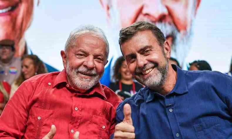 Lula e Marcelo Freixo