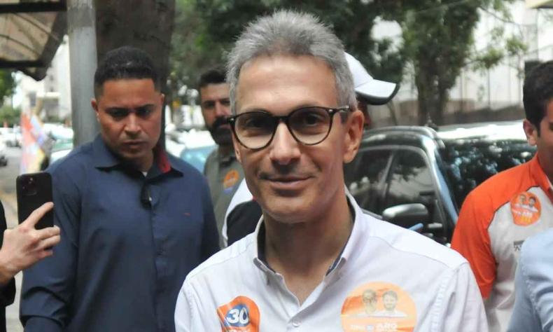 Governador romeu zema em campanha 