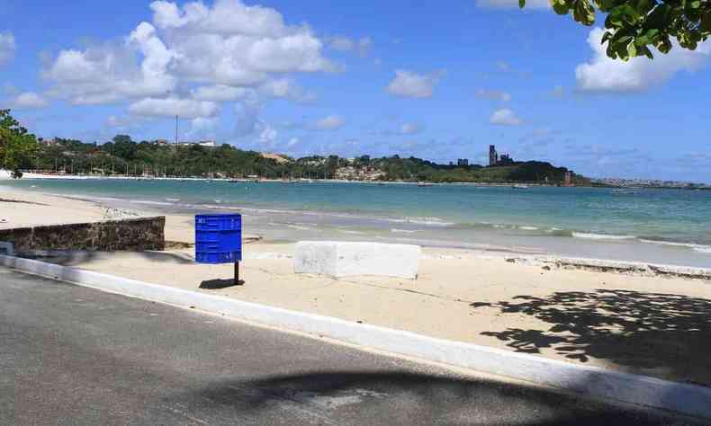 Vista da Praia de Inema, a partir da areia 