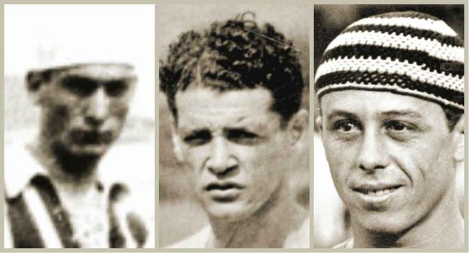 Nariz, Zezé Procópio e Perácio defenderam o Brasil em 1938. Quatro anos antes, Canalli foi o primeiro mineiro em Copas(foto: Arquivo/EM) Nariz, Zezé Procópio e Perácio defenderam o Brasil em 1938. Quatro anos antes, Canalli foi o primeiro mineiro em Copas(foto: Arquivo/EM)