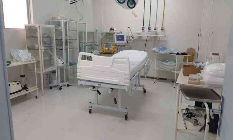 Hospital ganhou 10 leitos de enfermaria COVID-19(foto: Ascom/divulgao)