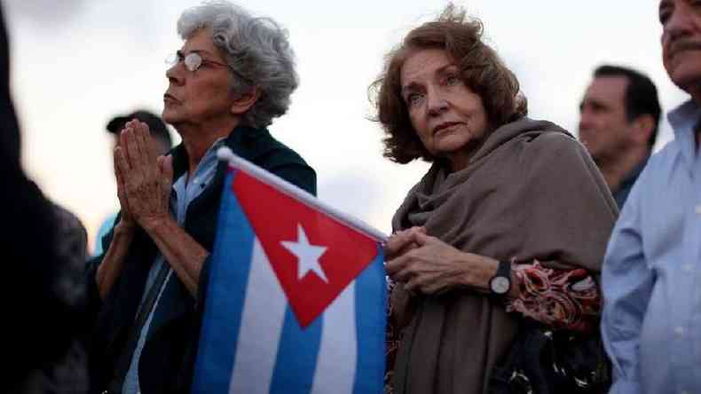 A comunidade cubana apoia tradicionalmente de forma esmagadora o Partido Republicano(foto: Getty Images)