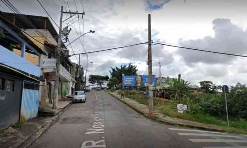 Crime ocorreu na Avenida Nossa Senhora das Graas, em Betim(foto: Google Street View/ Reproduo )