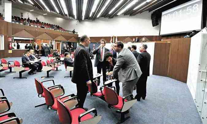 Vereadores esto h dois meses discutindo os pontos da reforma. Agora, a nova polmica  a criao do conselho municipal LGBT (foto: Ramon Lisboa/EM/D.A Press - 5/6/17)