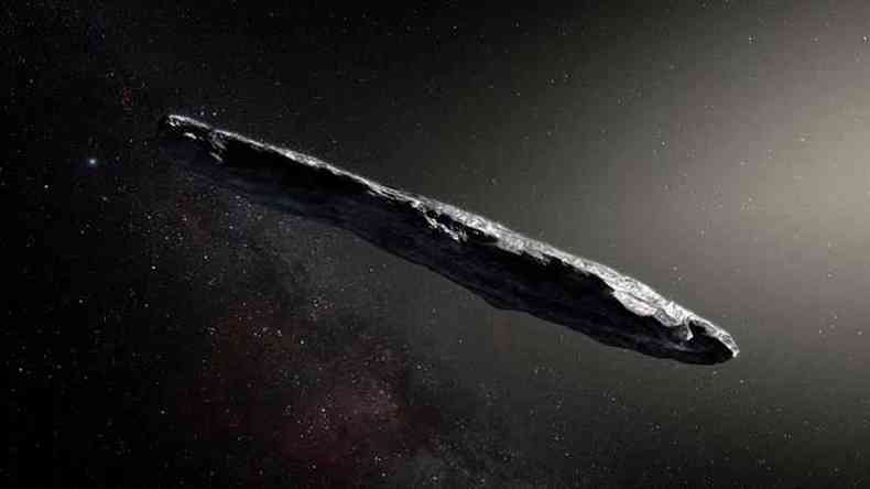 O misterioso asteroide interestelar foi descoberto em outubro de 2017(foto: NASA/Facebook )