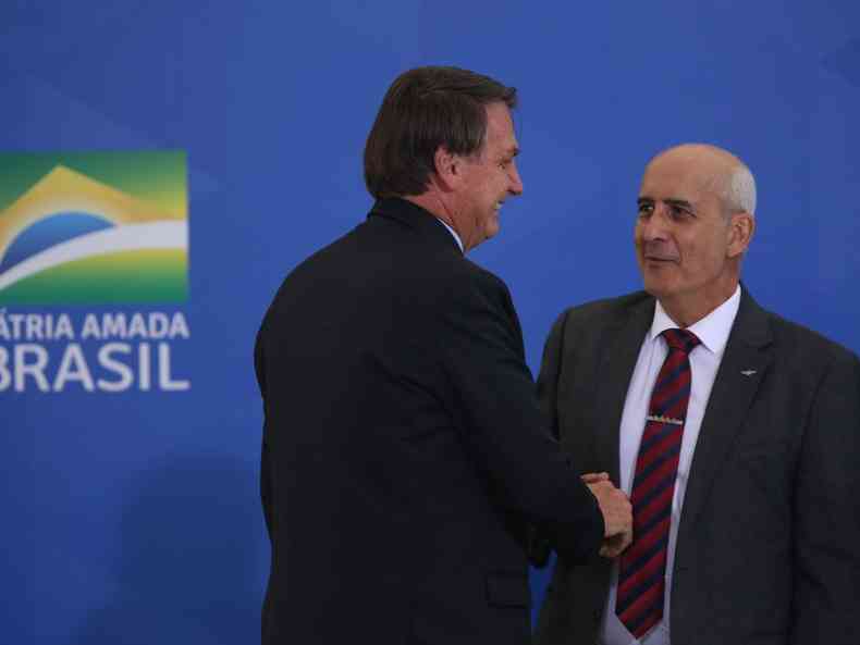 O presidente Jair Bolsonaro e ministro-chefe da Secretaria de Governo, Luiz Eduardo Ramos