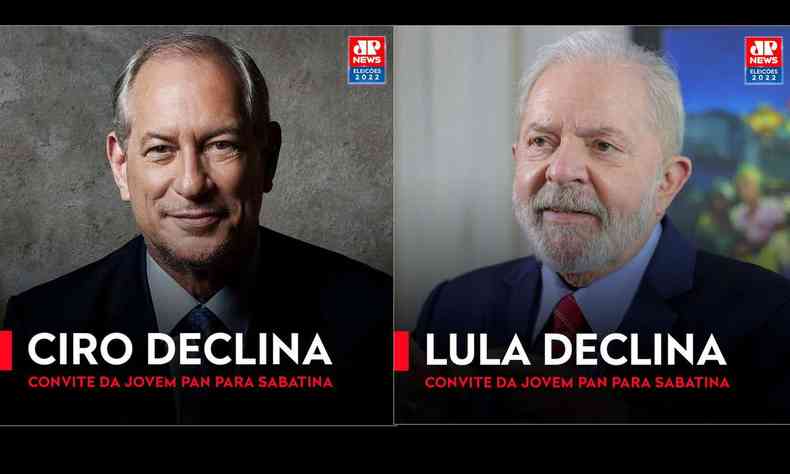 Montagem Ciro e Lula