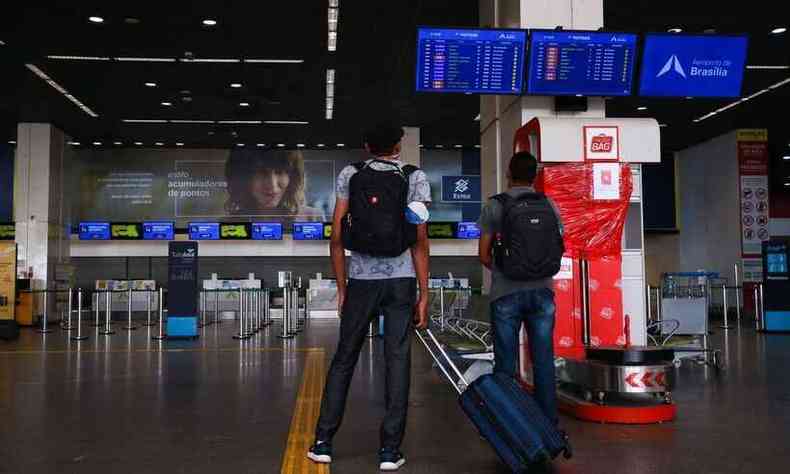 Blgica impe restries a passageiros que sarem de aeroportos no Brasil(foto: Marcello Casal Jr/Agncia Brasil)