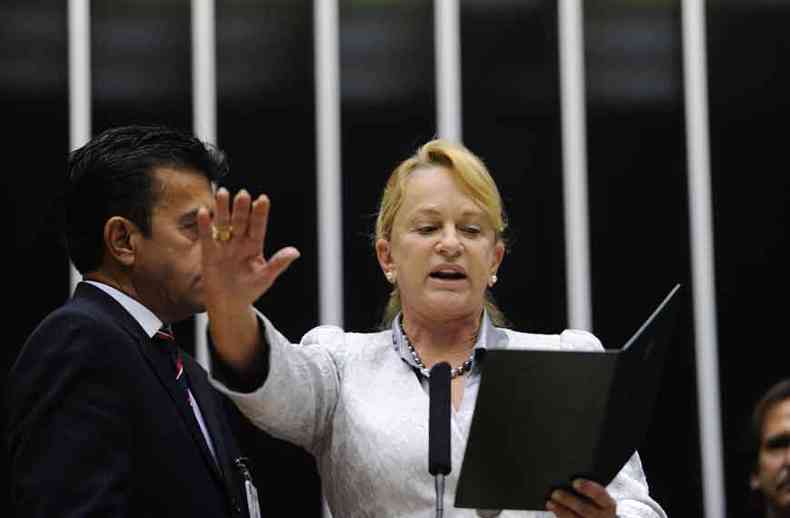 Relatora do caso Daniel Silveira, a deputada Magda Mofatto (PL-GO) votou pela manuteno da priso do colega (foto: Luiz Alves/Agncia Cmara. Brasil %u2013 13/9/11)