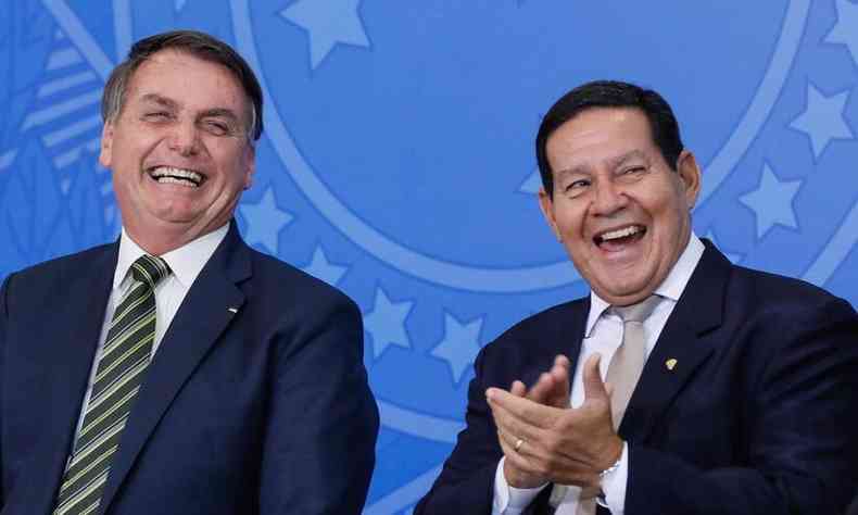 Jair Bolsonaro e Hamilton Mouro(foto: Agncia Brasil/Reproduo)