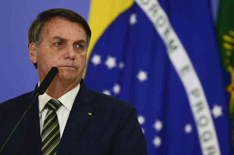 Bolsonaro afirmou que entregou a fita bruta da gravao ao Supremo Tribunal Federal (STF) e garantiu no temer nada(foto: Marcello Casal Jr/Agncia Brasil)