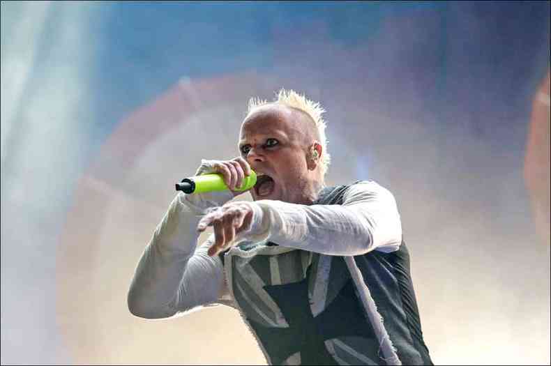 Keith Flint chamou a ateno por mesclar punk e dance music(foto: Ed Jones/AFP - 18/7/15)