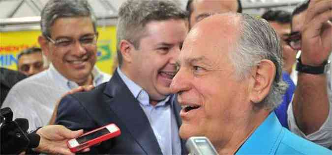 Pimenta disse que espera contar com a presena de Acio Neves durante a campanha em Minas(foto: Leandro Couri/EM/D.A Press)