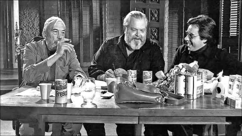 O outro lado do vento, de Orson Welles, foi finalizado este ano e est disponvel na Netflix com o documentrio Serei amado quando morrer, de Morgan Neville(foto: Netflix/Divulgao)
