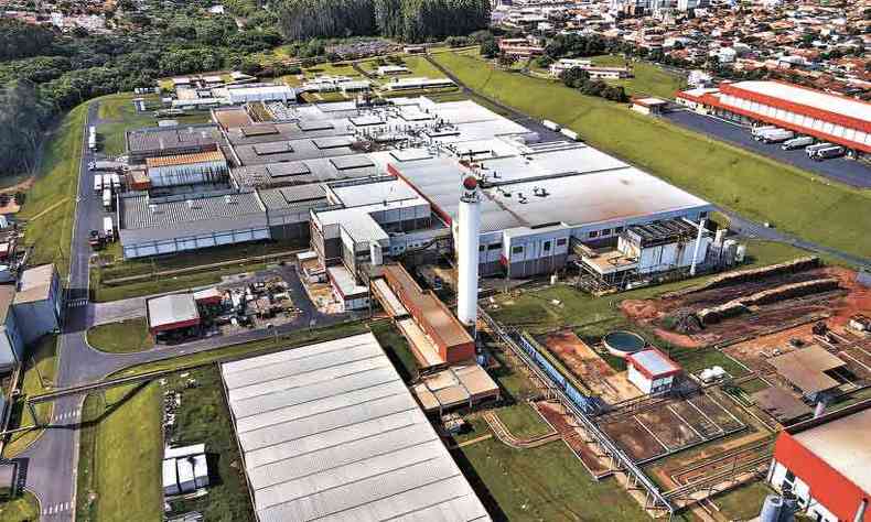 Vista da fbrica da BRF em Uberlndia, onde a companhia investiu recentemente na reativao de unidade margarina(foto: BRF/Divulgao)