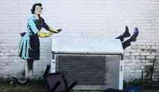 Banksy denuncia violncia domstica contra as mulheres em novo grafite