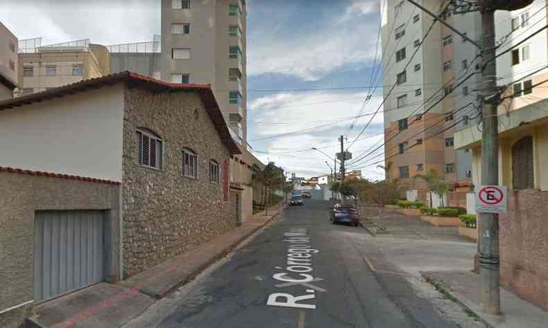 Acidente ocorreu na Rua Crrego da Mata, Bairro Horto(foto: Google Street View/Reproduo)