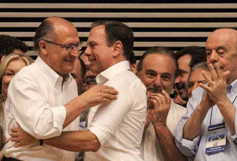 Alckmin apoia Doria para o governo do Estado e parte para disputar a presidncia(foto: AMANDA PEROBELLI)
