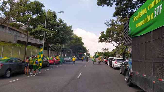 Bolsonaristas pregam ruptura democrtica no aniversrio do golpe de 64Eduardo Murta/EM/D.A Press