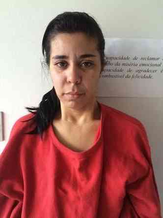 Natielle est presa acusada de passar informaes do patro para os assaltantes(foto: Divulgao/Polcia Civil)