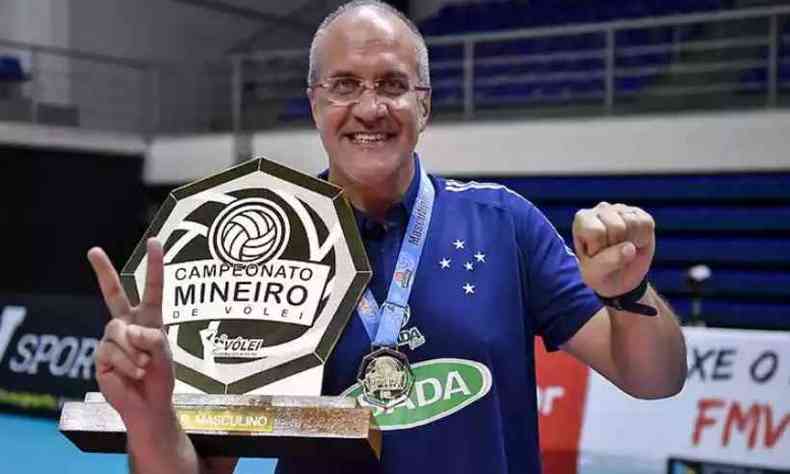 Uma rotina que marcou as 12 temporadas de Marcelo Mendez no Cruzeiro: conquistas(foto: Agncia i7/Cruzeiro)
