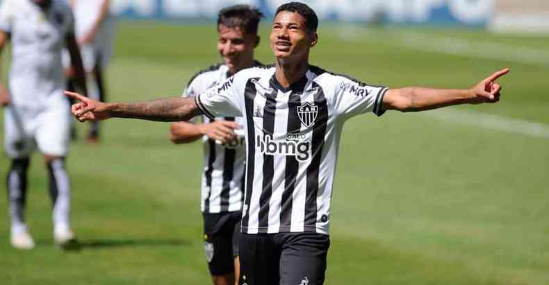 Com 100% de aproveitamento e confiante, o Galo, de Marrony, vai enfrentar o Botafogo pela quarta rodada do Brasileiro(foto: ALEXANDRE GUZANSHE/EM/D.A PRESS)