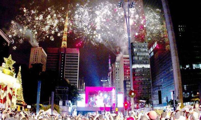 R�veillon de 2019 para 2020 na Avenida Paulista reuniu cerca de 2 milh�es de pessoas(foto: Divulga��o/Jos� Cordeiro/Cidade de S�o Paulo)