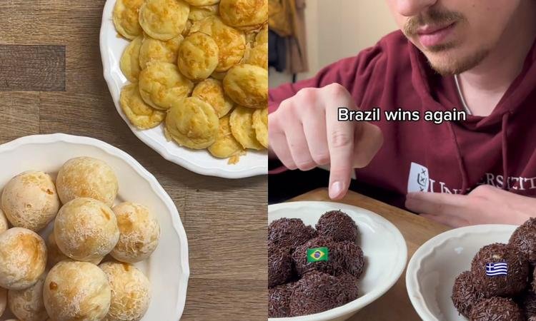 perfil compara receitas de diferentes pa�ses