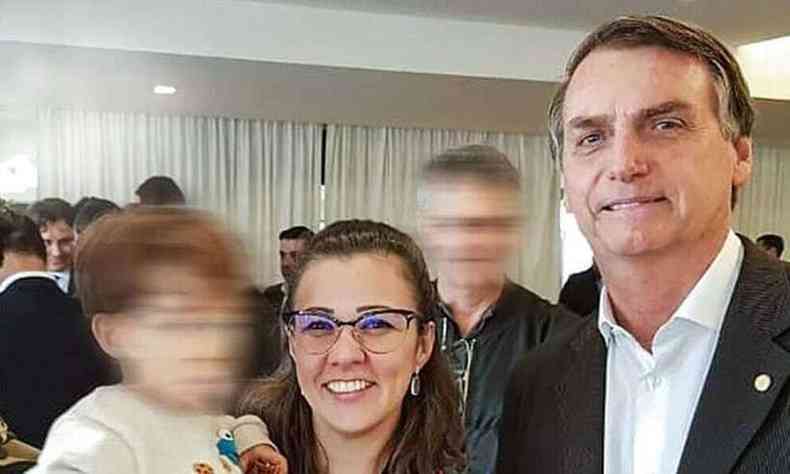  Karina Kufa e Jair Bolsonaro(foto: Redes Sociais/Reproduo)