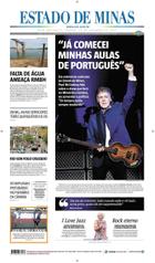 Confira a Capa do Jornal Estado de Minas do dia 23/09/2017