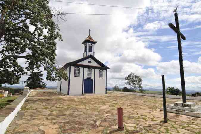 Igreja Santa Rita de Cassia, no distrito de Sopa, Diamantina, foi construída no início do século 19Juarez Rodrigues/EM/D.A. Press
