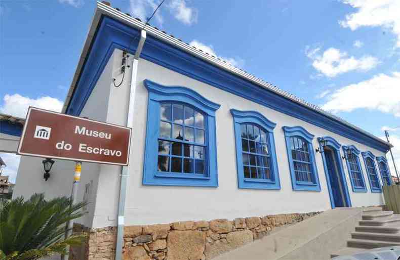 Museu do Escravo, em Belo Vale: municpio  um dos 803 que dividem 1% do ICMS de Minas destinado ao patrimnio cultural(foto: Jair Amaral/ EM/D.A Press - 15/5/18)