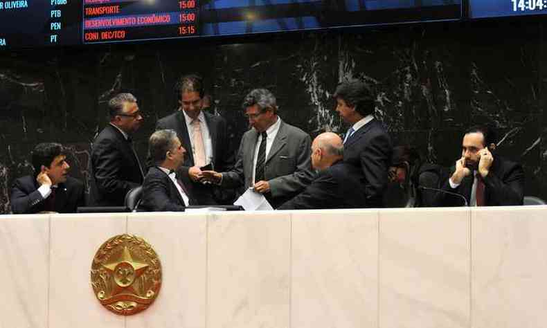 No houve acordo entre as lideranas partidrias para aprovar o texto(foto: Guilherme Dardanhan / ALMG )