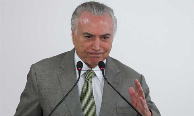 Presidente Michel Temer(foto: Sérgio Lima) Presidente Michel Temer(foto: Sérgio Lima)
