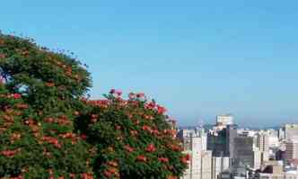 Dia ser ensolarado a parcialmente nublado em Belo Horizonte(foto: Jair Amaral/EM/DA Press)