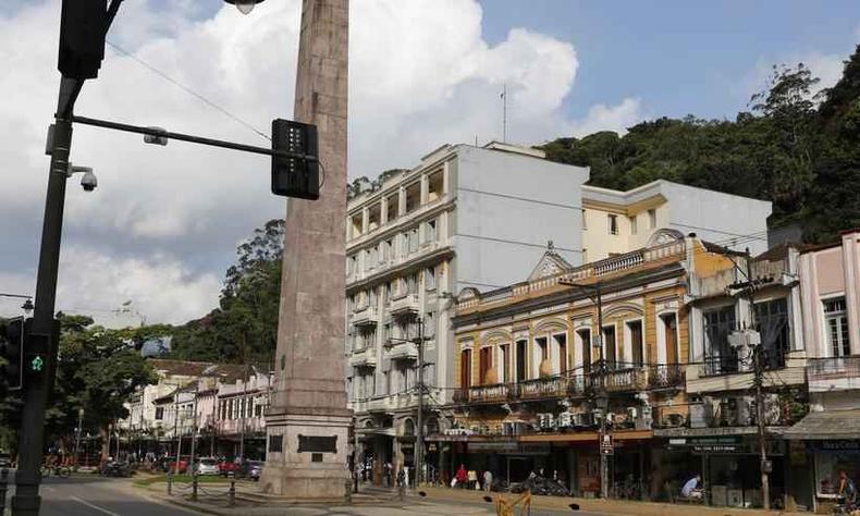 Rua do Imperador, uma das principais do Centro de Petrpolis