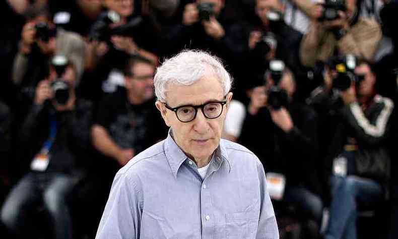 Woody Allen no Festival de Cannes de 2016, que exibiu fora de competio seu longa Caf society(foto: Valery HACHE/AFP)