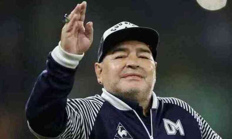 Aos 60 anos, Maradona foi vtima de uma parada cardiorrespiratria(foto: (Foto: AFP) )