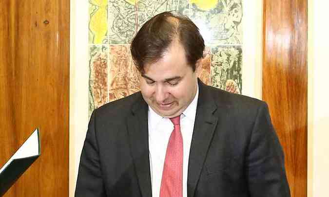 A investigao da PF teve origem em mensagens de celular entre o deputado Rodrigo Maia (foto) e o empreiteiro Lo Pinheiro, ex-presidente da OAS(foto: Antonio Augusto/Cmara dos Deputados)