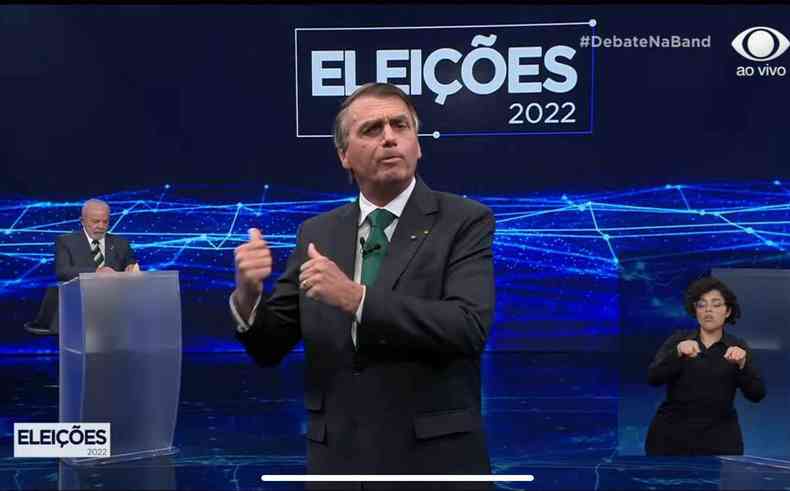 Bolsonaro no debate da Tv Band