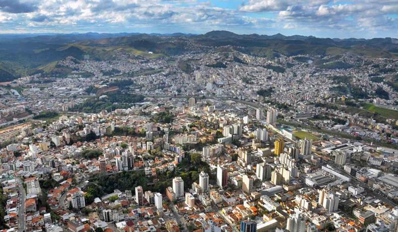 Vista area de Juiz de Fora 