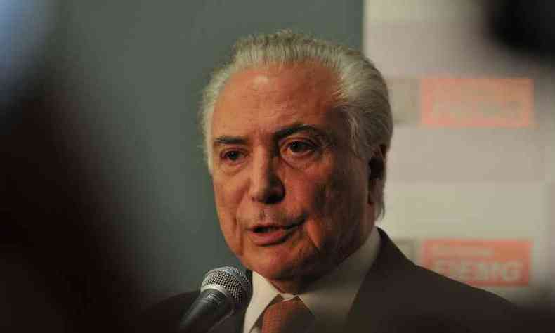 Mais cedo, o prprio governo divulgou texto em que o artigo em questo era alvo de veto do presidente Michel Temer(foto: Marcos Vieira/EM/D.A Press)