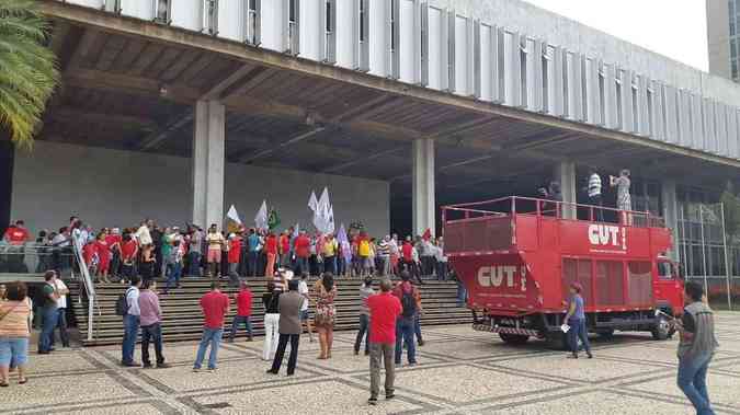 Ato pr-Lula em BH Rodrigo Clemente/EM/D.A Press 